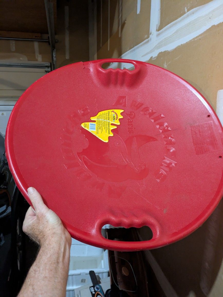 Free Saucer Snow Sled