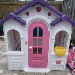 Sweetheart Step Two Indoor/Outdoor Playhouse 
