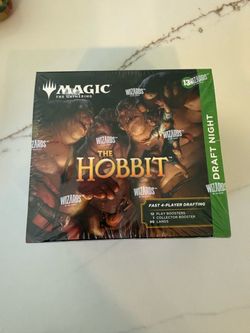 MTG The Hobbit Draft Night Box – Factory Sealed – 12 Play Boosters + Collector Booster