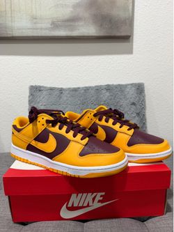 Nike Dunk Low Retro “University Gold / Team Maroon” Men’s Size 10 Brand New