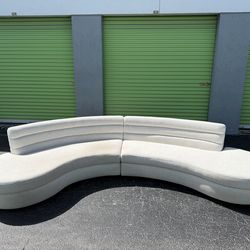 Curved sectional sofa – price to sell fast