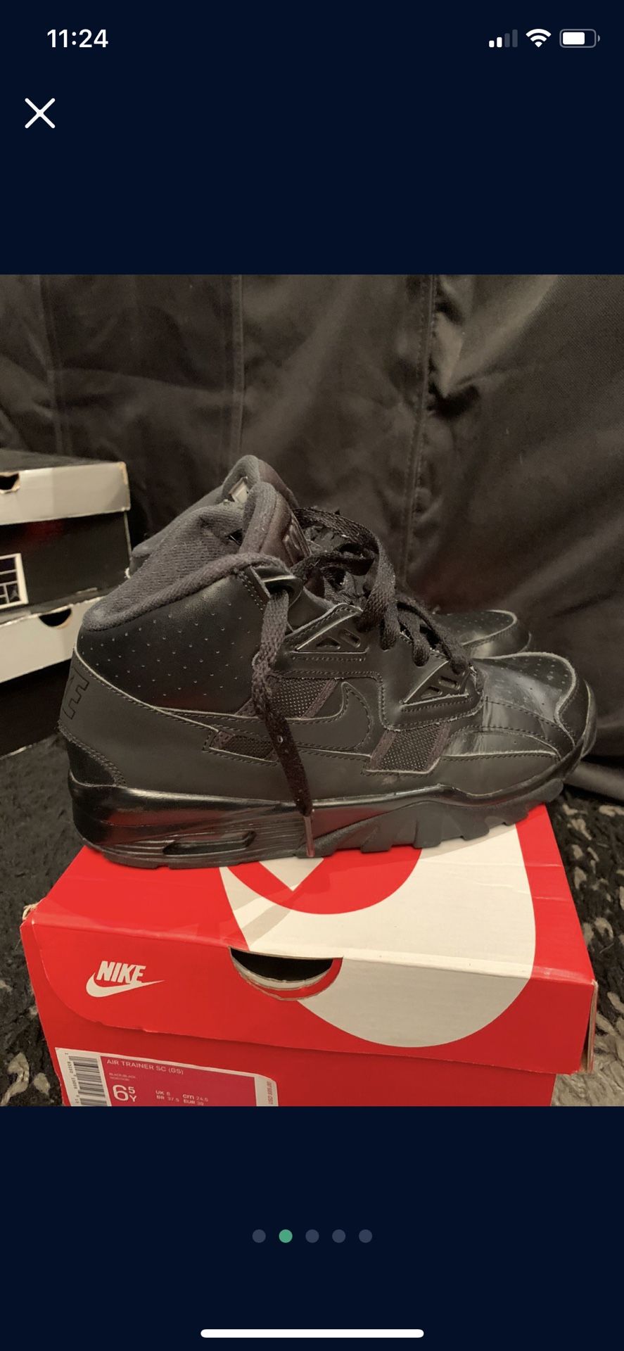 Nike Air Trainer Sc Triple Black Bo Jackson