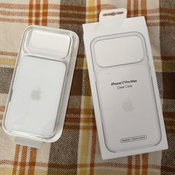 iPhone 17 Pro Max Official Clear Case new 