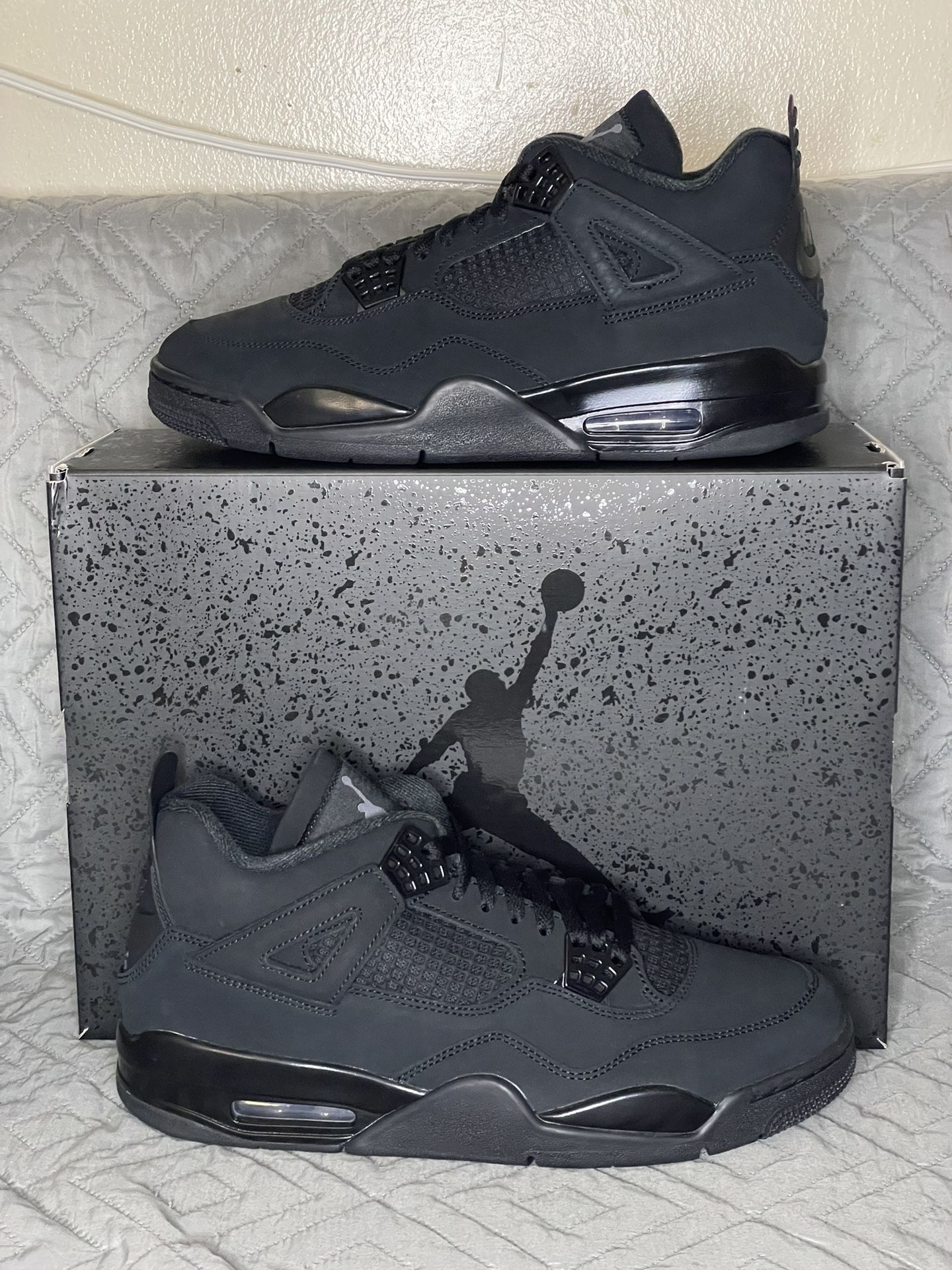 Air Jordan 4 Retro ‘Black Cat’ 2025 (Men Size 10.5)