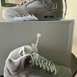 JORDAN 5 “WOLF GRAY” SIZE 10.5
