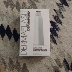 DERMAFLASH DERMAPORE+ ULTRASONIC PORE EXTRACTOR+ SKINCARE INFUSER