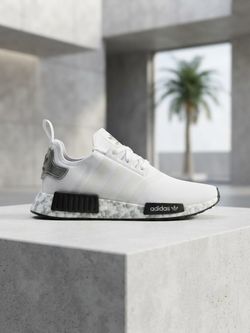 Adidas NMD R1 White Sneakers