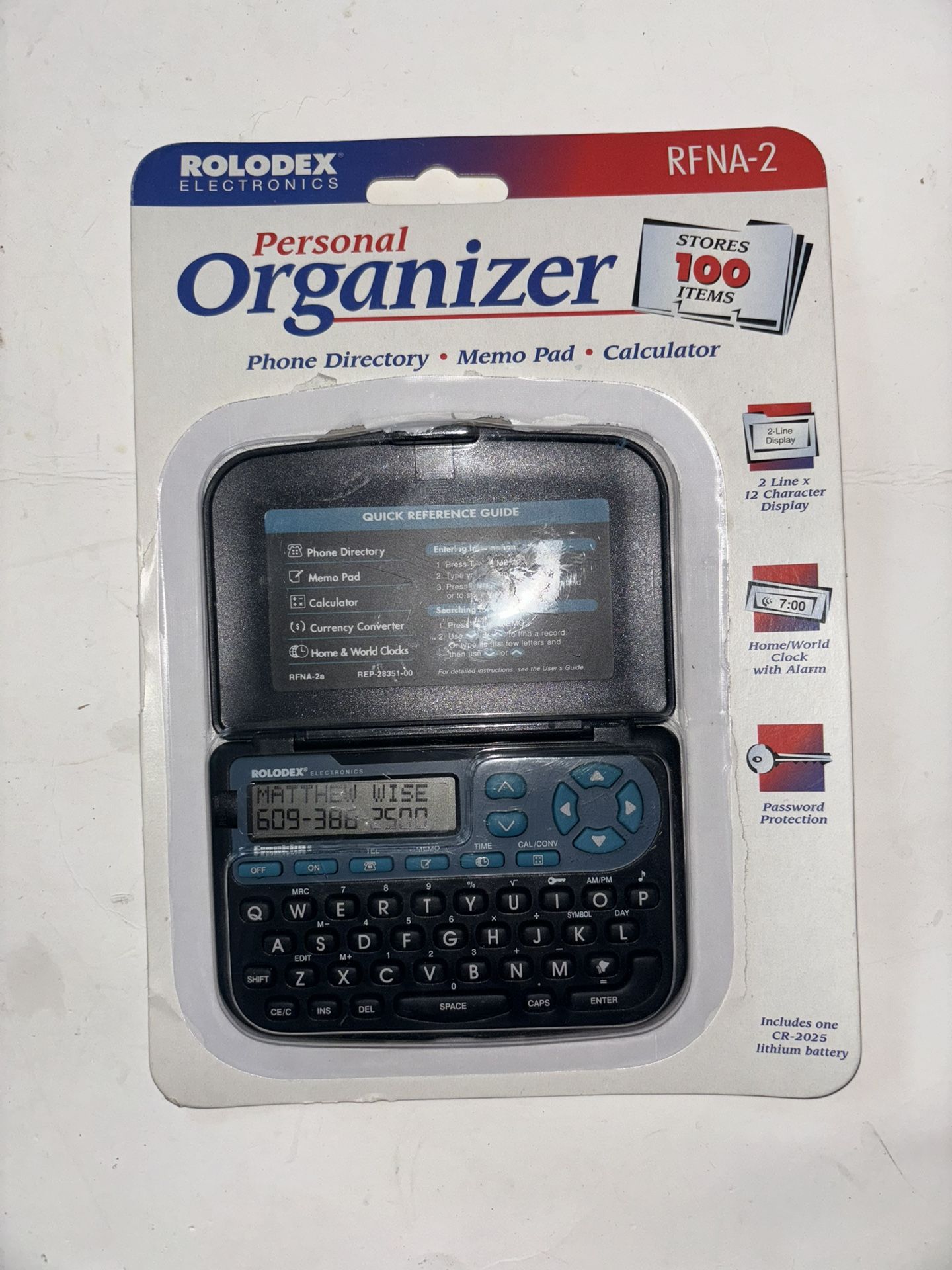 Rolodex Electronics Personal Organizers