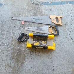 3 Hand Saws By Stanley & Disston