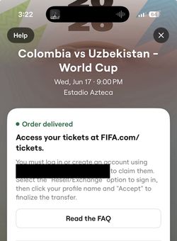 2 Colombia vs Uzbekistan Tickets
