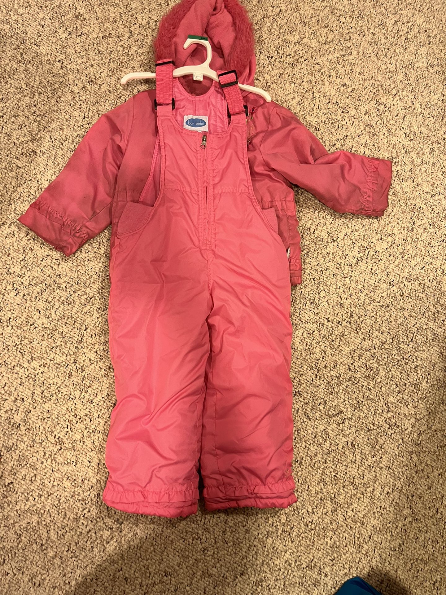 Pink Snow Pant Brand New 48 Months With Jacket