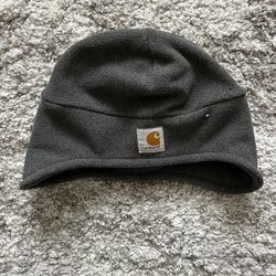 Classic Carhartt Gray Fleece Winter Beanie Hat