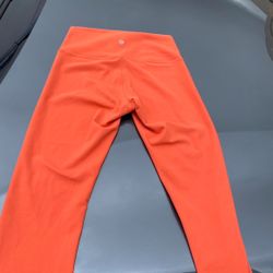 LuLuLemon Orange Leggings