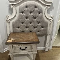 Twin Headboard and Night stand