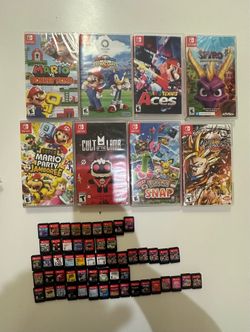 Nintendo switch games Mario Sonic crash Minecraft