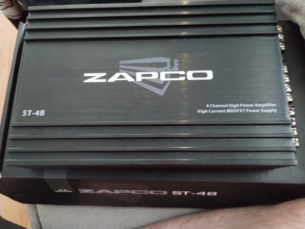 ZAPCO ST-4B 4 CHANNEL CAR AUDIO AMPLIFIER
