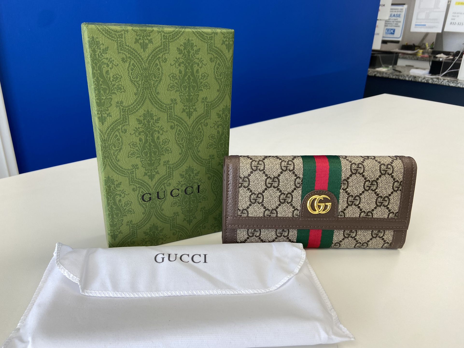 Gucci Ophidia GG Continental Wallet