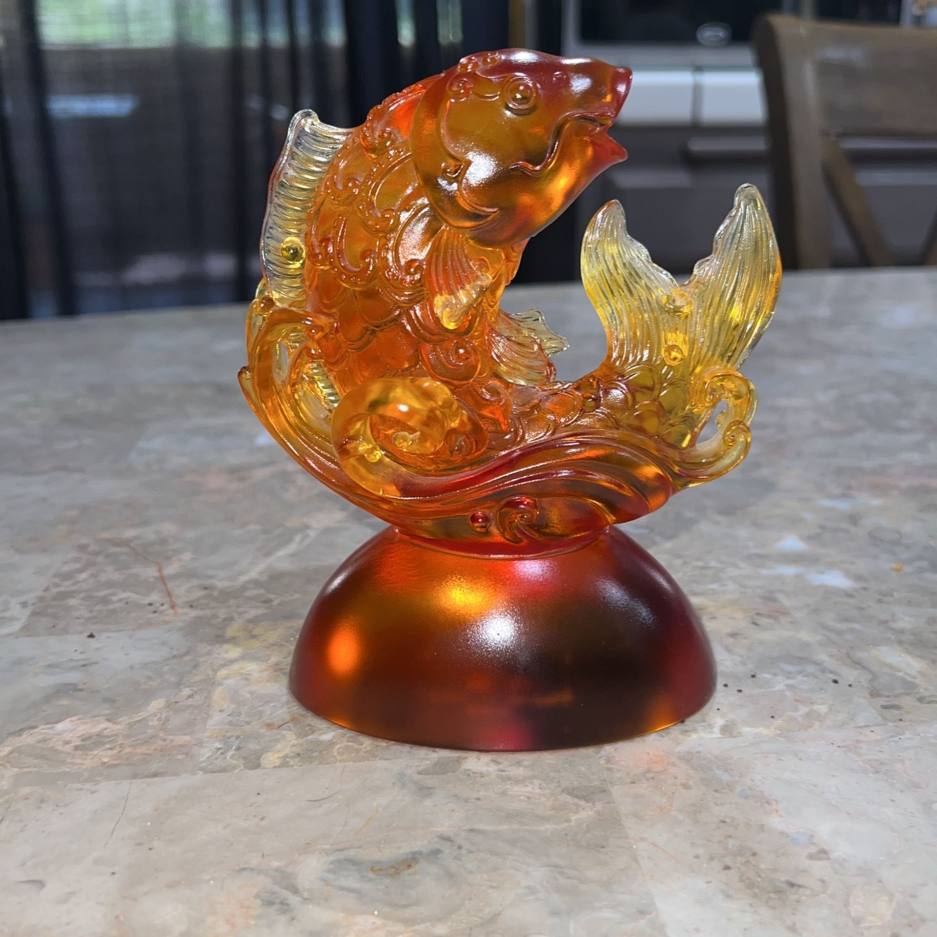 Rare Glass Crystal Fish Collectible 