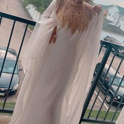 A Line Scoop Floor Length With Sequins 