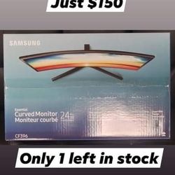 Samsung 24" Curved Monitor With HDMI (60 Mhz Refresh Rate)