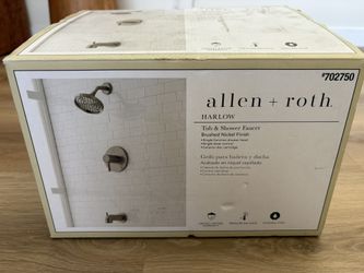 Allen + Roth Harlow Brushed Nickel Tub Shower Faucet