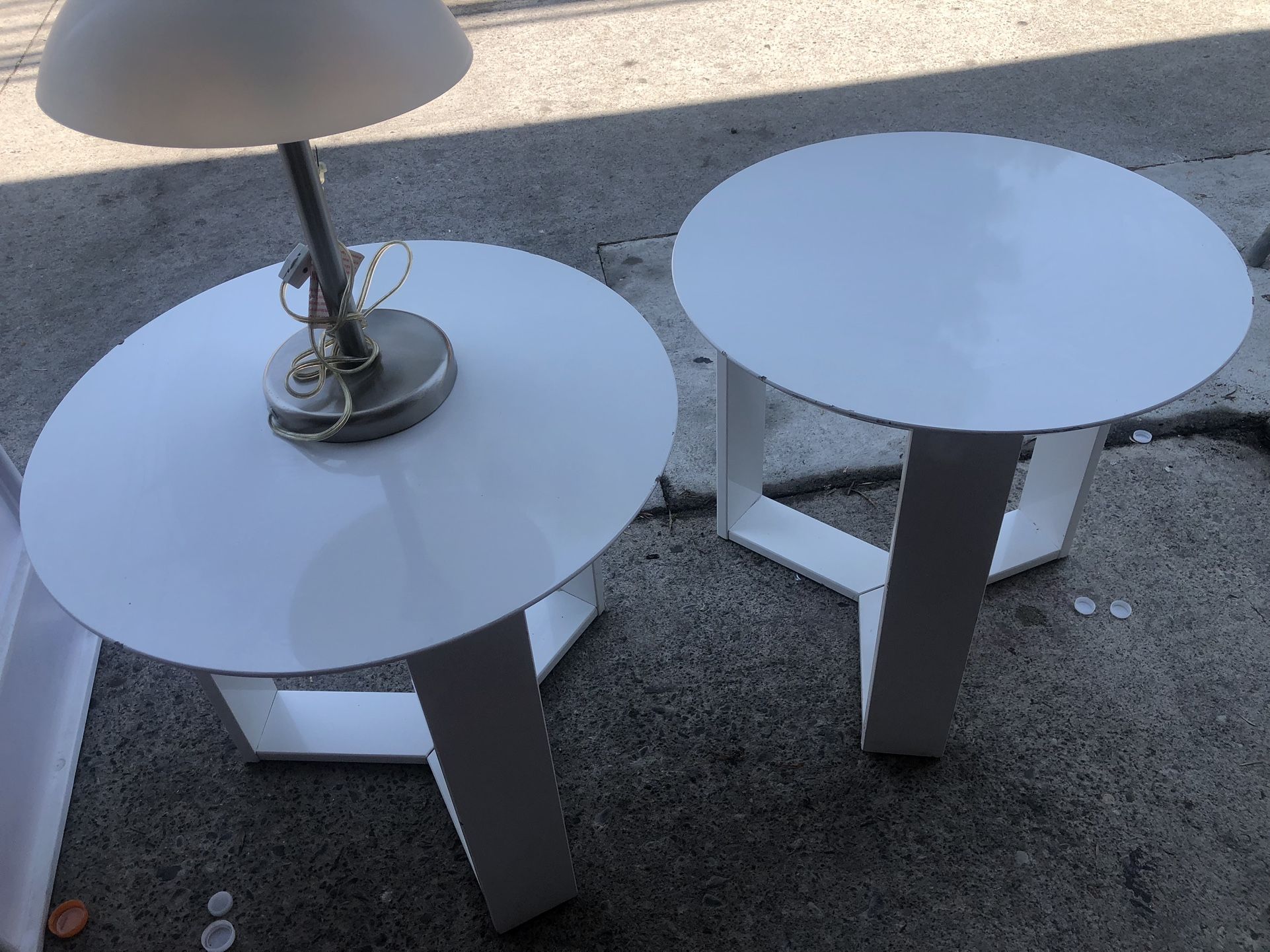 White Little Tables