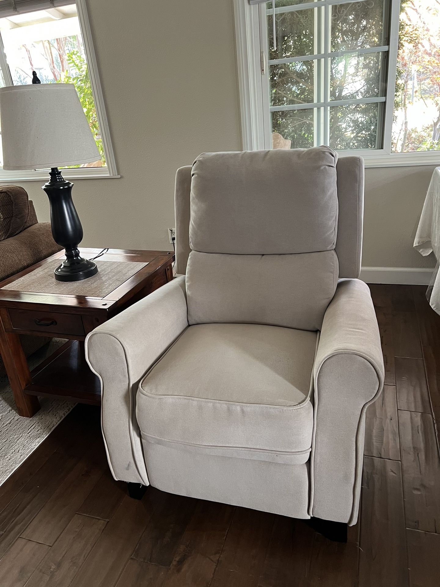 Armchair Recliner Cream