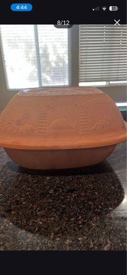 4-quart (4liter)-Germany  nonstrick Dutch clay baker pot