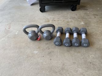 Weights 15lbs n 10s