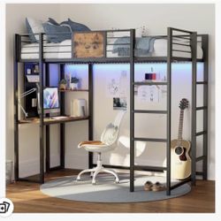 Twin Size Top Bunk Bed