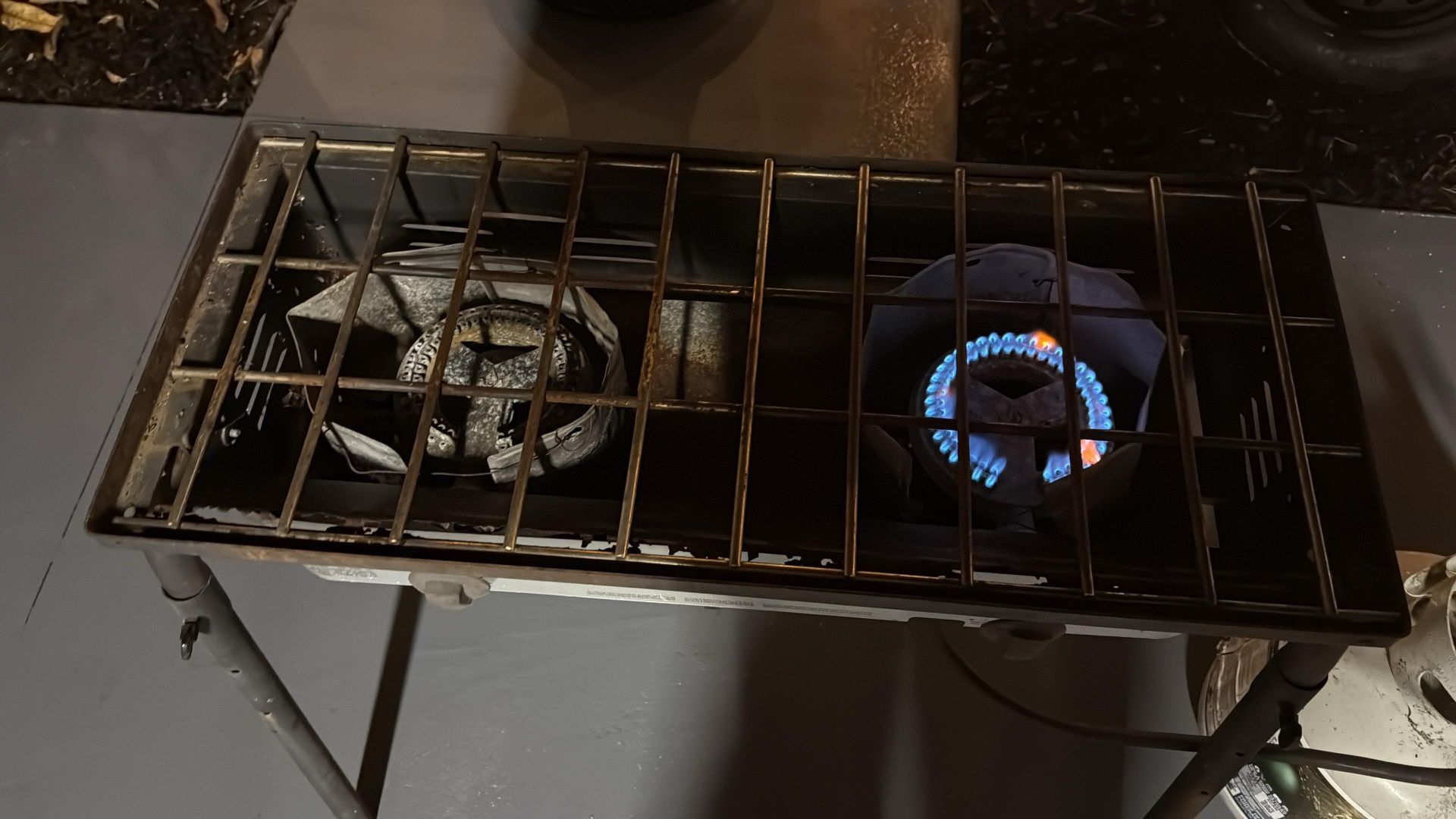 Out door Double Gas Stove