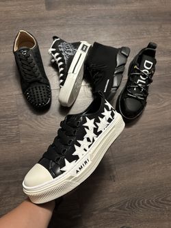 Amiri Black Low Top Shoes Men 