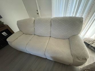 3-Seater Grey Reclining Couch