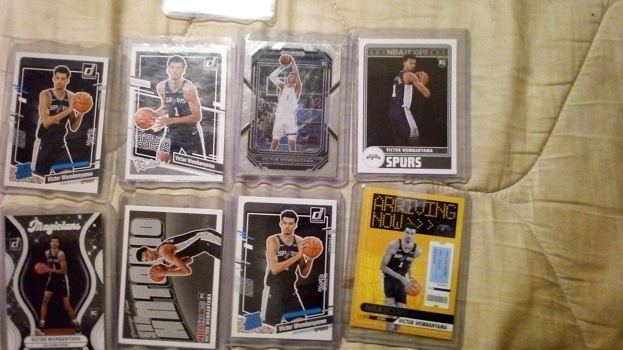 9 Victor Wembanyama Rookie Card Lot. GREAT PRICE