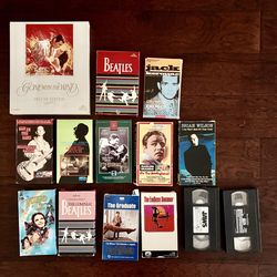 VHS collection Jack Kerouac The Beatles