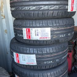 225/55/17 Kumho Tires 
