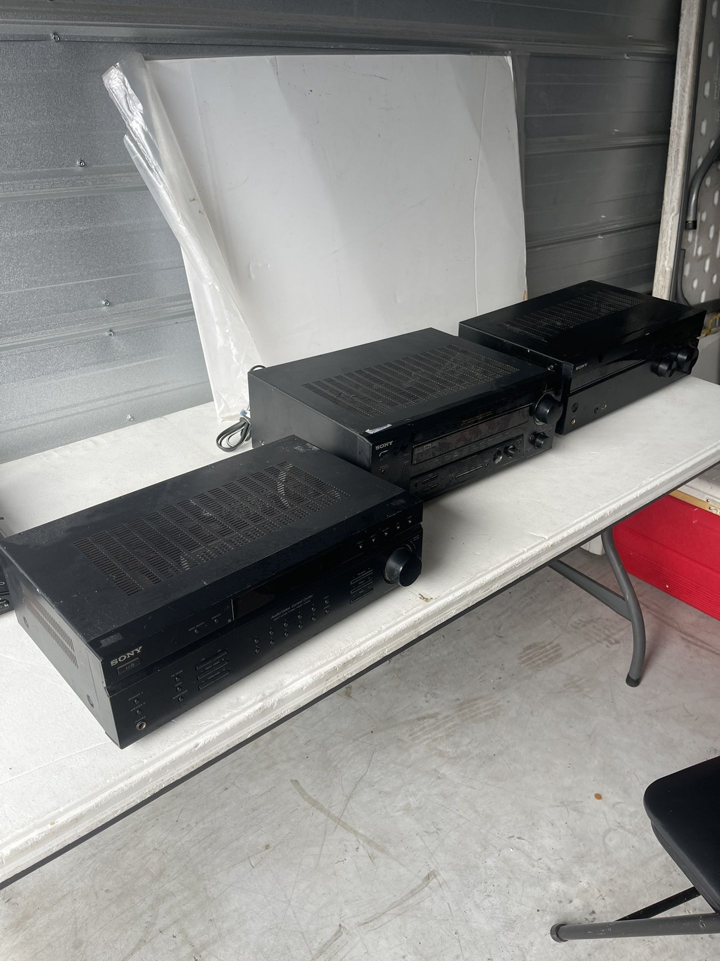 Sony Stereo Receivers Plus 1 Turntable 40.dollars Each Or Individual