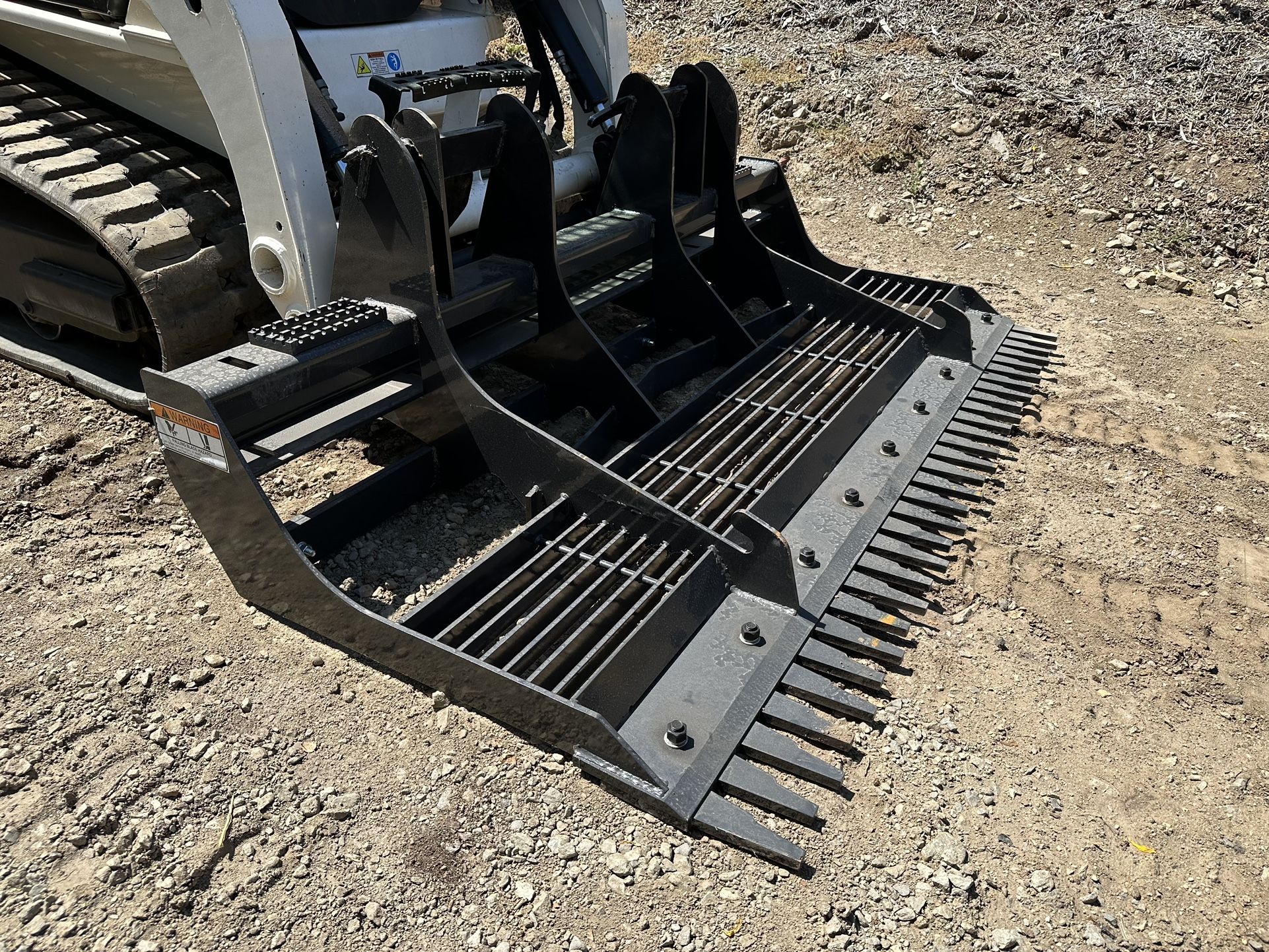 Skid Steer Land Leveler Grading Attachment