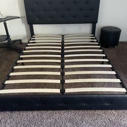 🛏️ Brand New Bed for Sale – Never Used! 🛏️ with Sapphtopaz 17.75" Modern Swivel Ottoman with PU Le