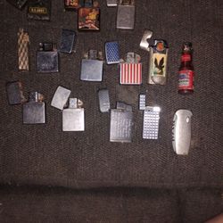Vintage Collection  Of Lighters 15 Total Buying All