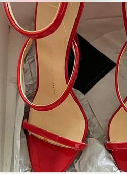 Giuseppe Zanotti Red Patent Leather Strappy Heels