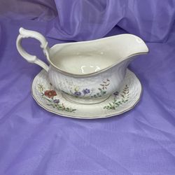 Vintage Gravy Bowl And Saucer