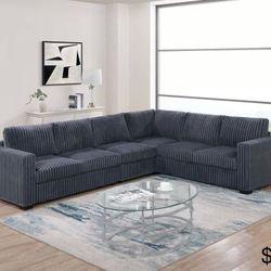 Corduroy Sectional Sofa 