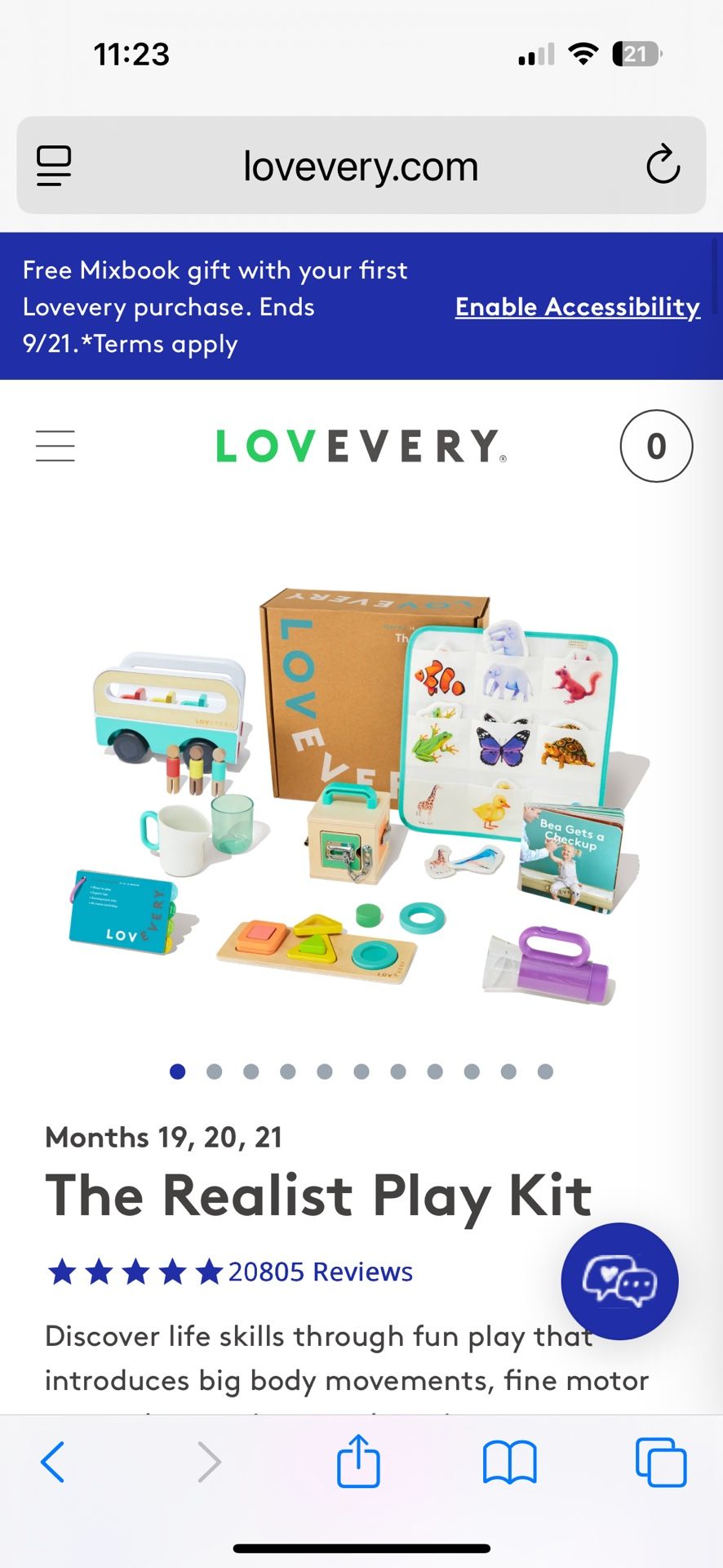 COMPLETE Lovevery “The Realist Play Kit