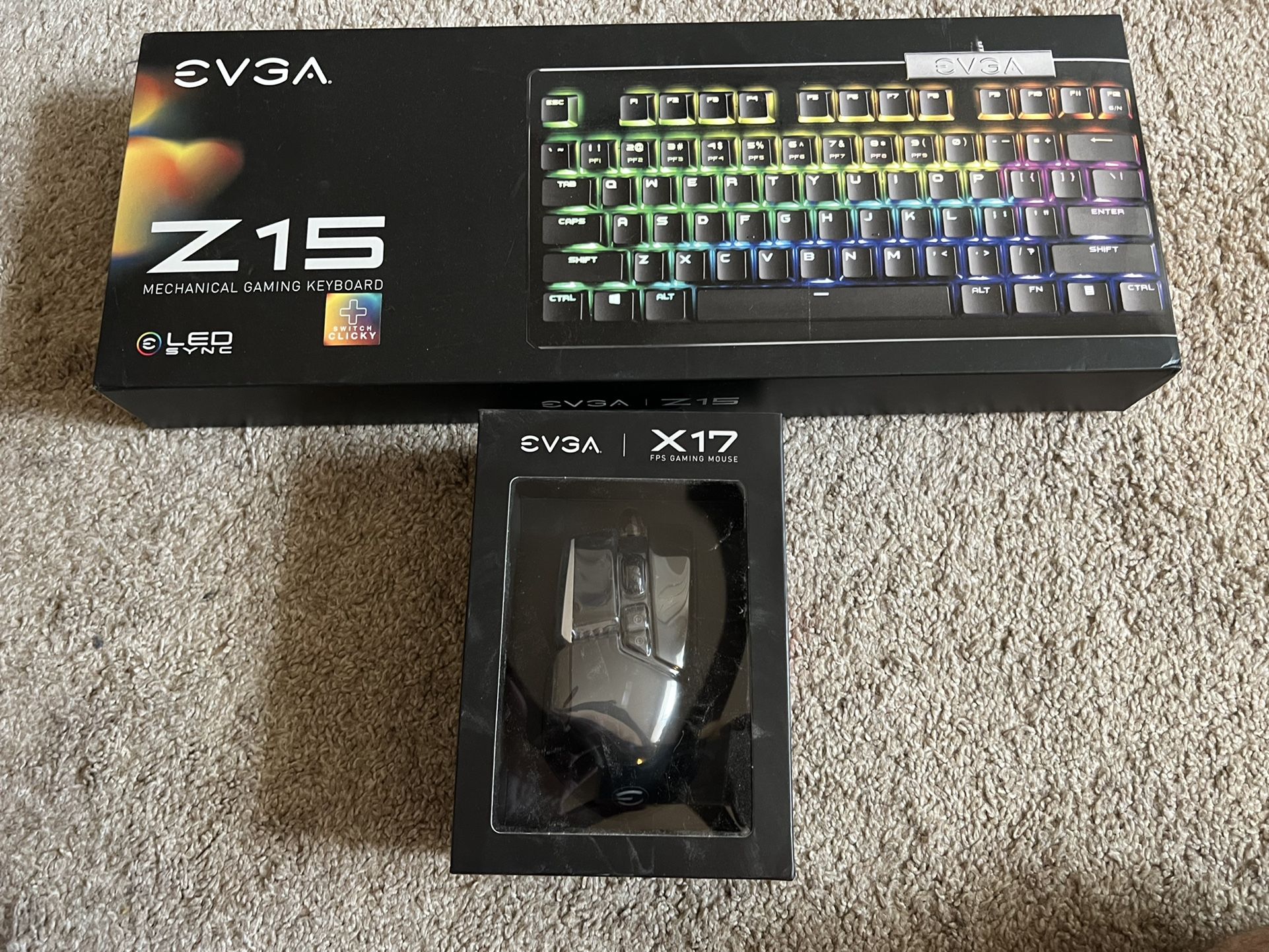 EVGA Gaming Keyboard And Mouse