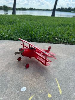 Vintage cox Fokker triplane 1972 control line model airplane