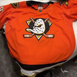 Anaheim Ducks Fanatics Home Breakaway Jersey Orange Men’s XXXL