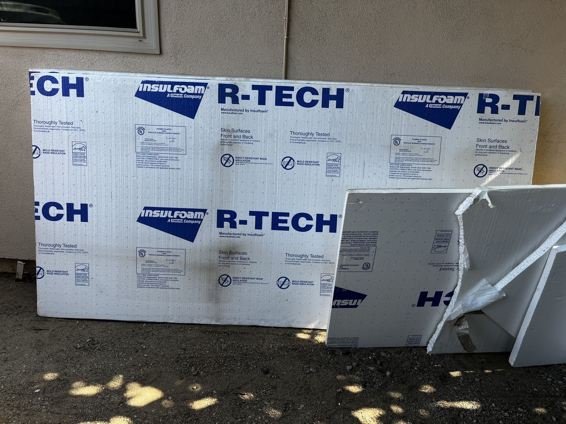 R-TECH insulfoam, Styrofoam/insulation