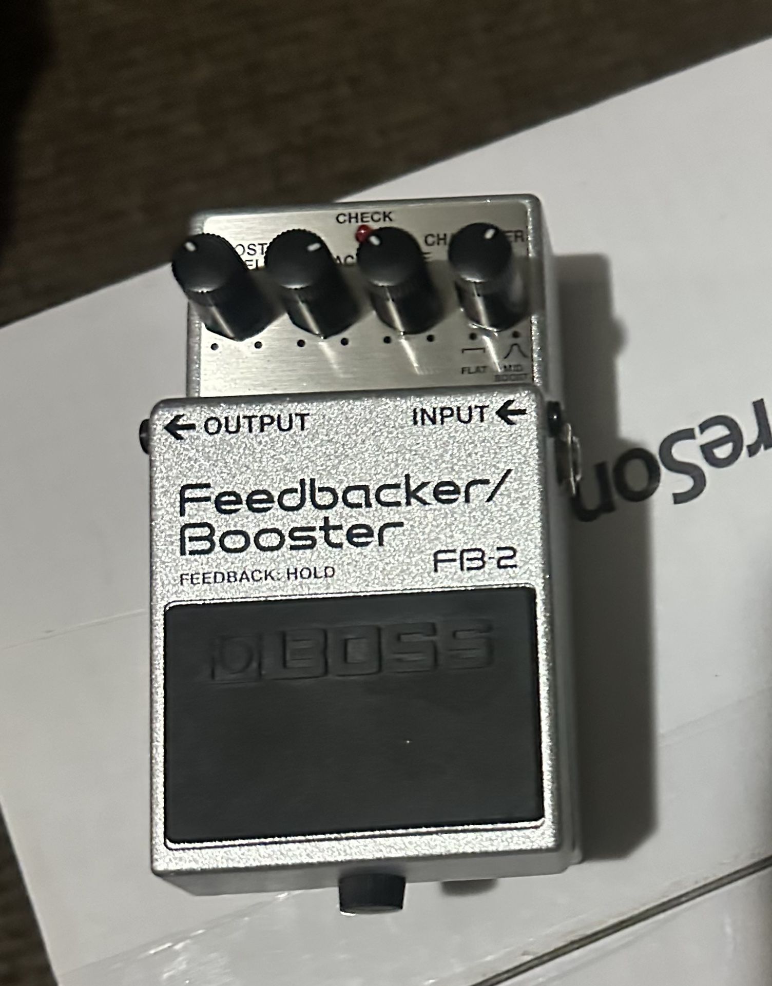 Boss FB-2 Feedbacks/Booster Guitar Pedal