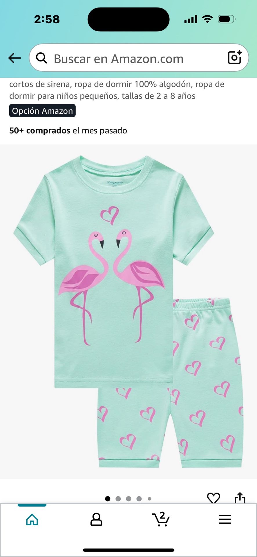 Popshion Pijamas de verano para niñas pequeñas, conjuntos cortos de sirena, ropa de dormir 100% algodón, ropa de dormir para niños pequeños, tallas de
